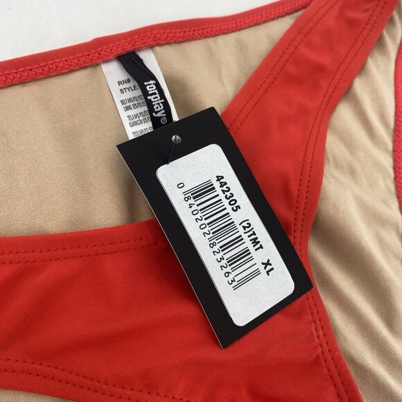 Foreplay Size XL Cheeky Bikini Bottoms Red NWT - Picture 5 of 7